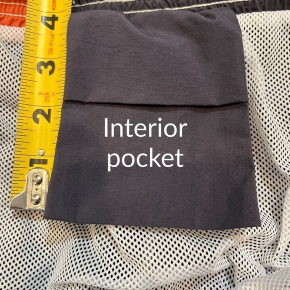 🏝️ Izod Swim Trunks | Navy Blue | Lined | Drawstring Waist | Men's Size 2X - Picture 6 of 11